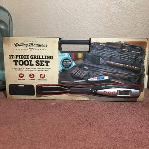 Grilling Traditions 17 piece tool set with box
